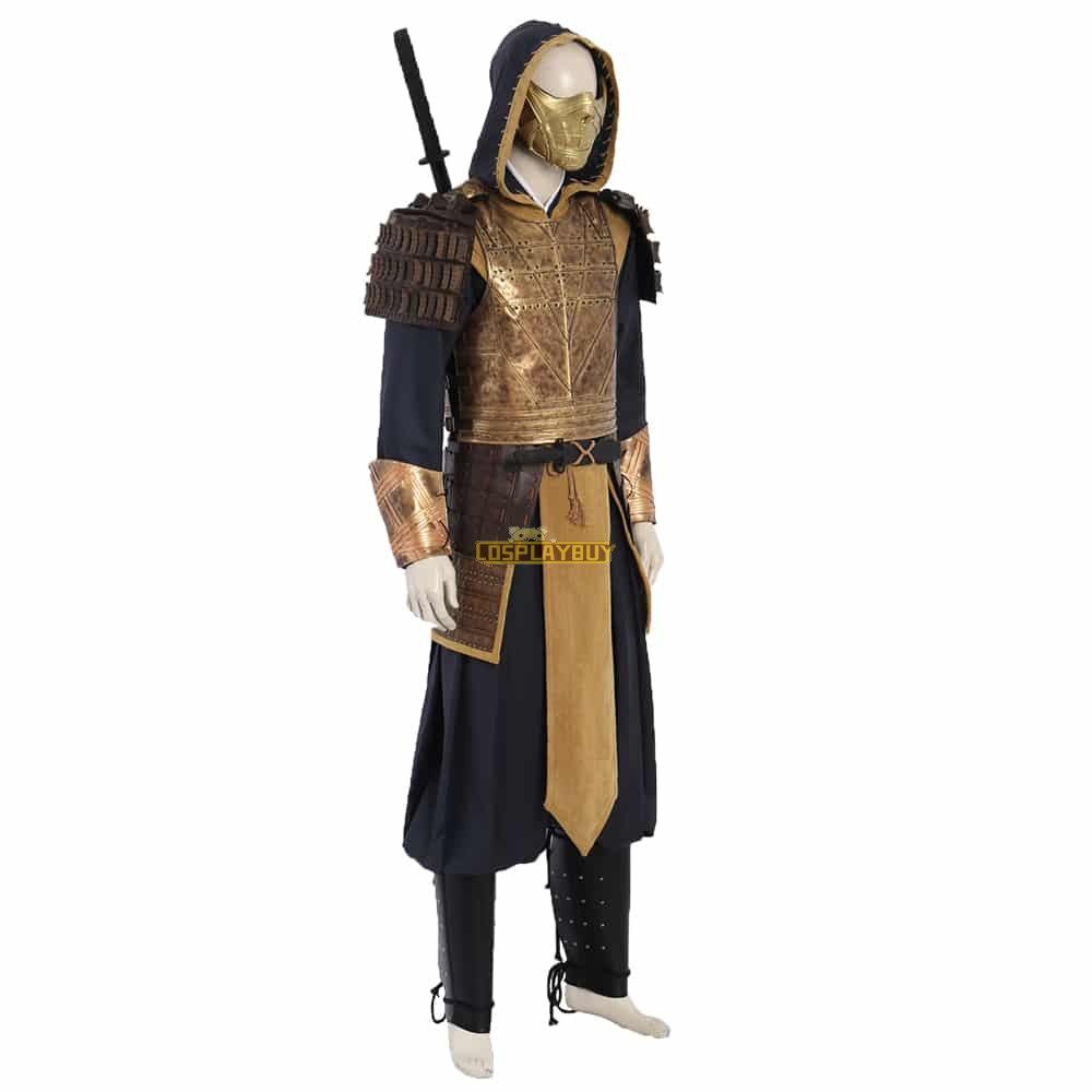 2021 Movie Mortal Kombat Scorpion Hanzo Hasashi Costume Cosplay