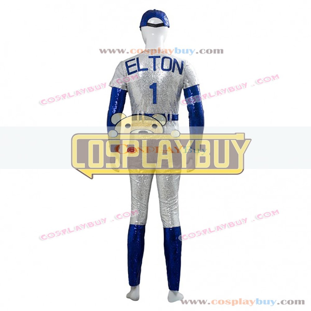 Dodgers Baseball Cosplay Costume From Rocketman Elton John