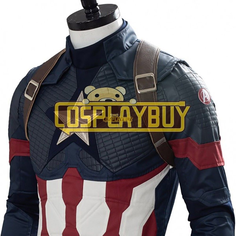Captain america leather hot sale jacket endgame
