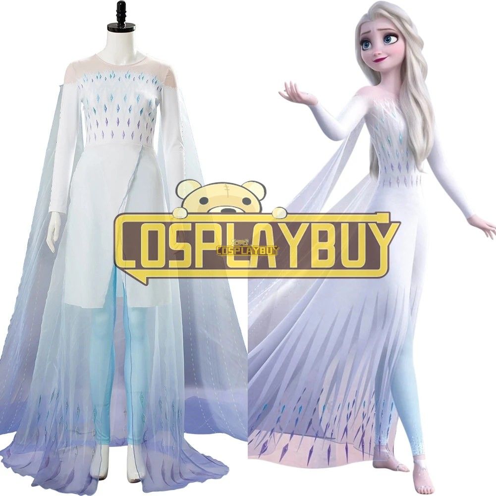 Princess Elsa Cosplay Costume From Frozen 2