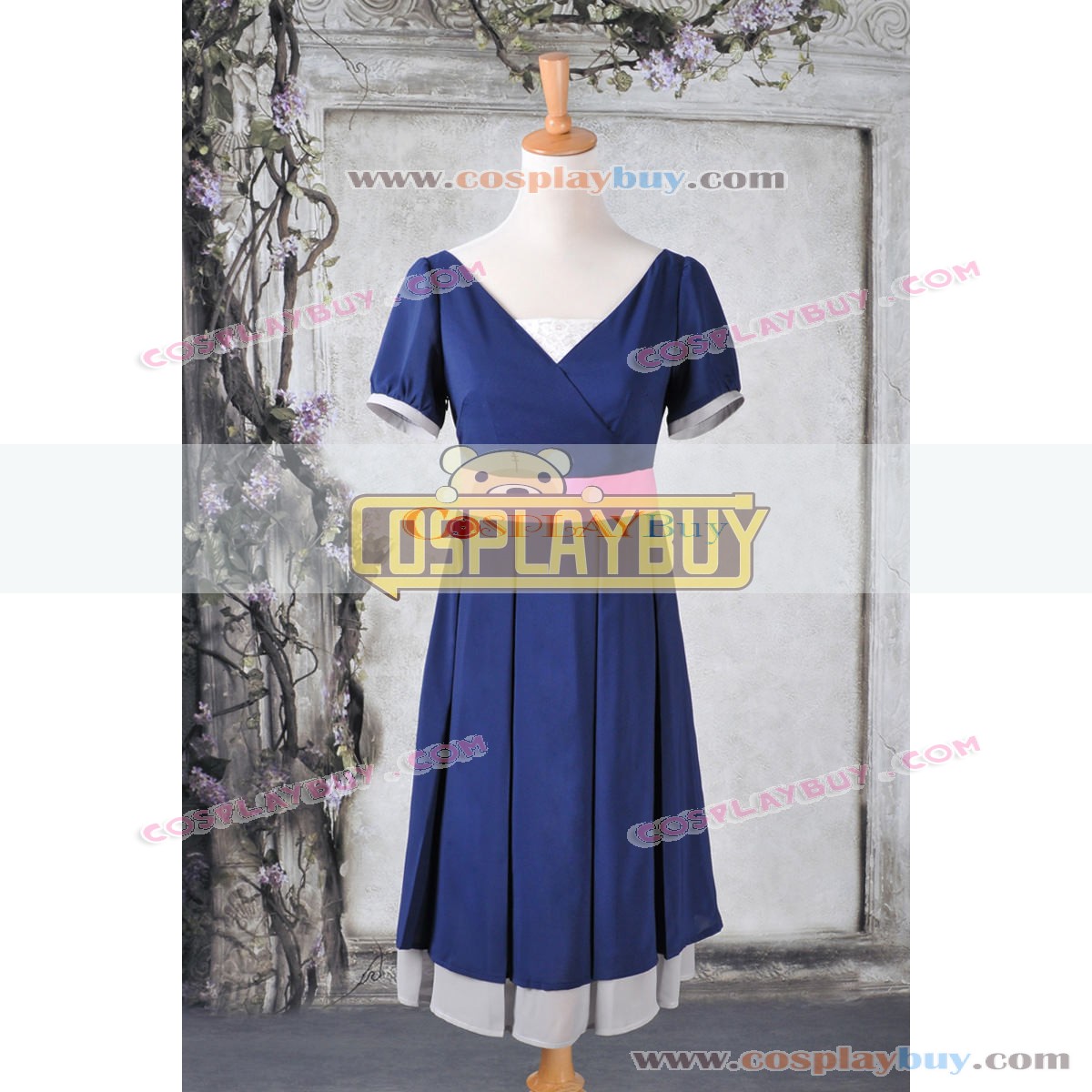 Get Wallpaper Akb0048 Chieri Sono Blue Chiffon Dress Cosplay Costume For iPhone Free
