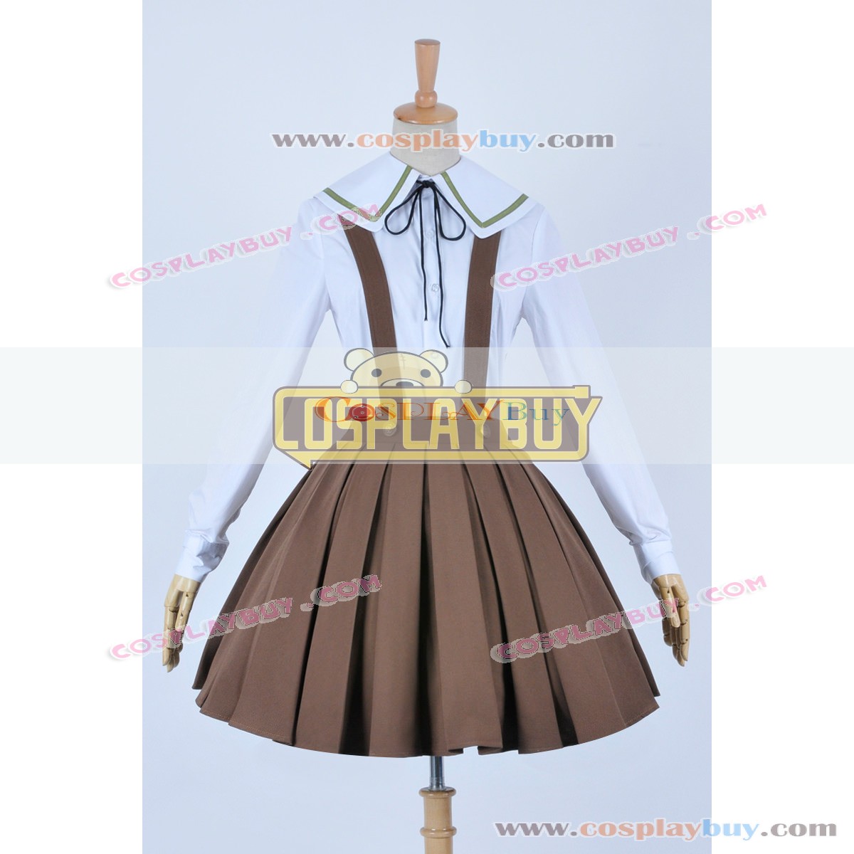 Danganronpa Dangan-Ronpa Chihiro Fujisaki Uniform Cosplay Costume Dress