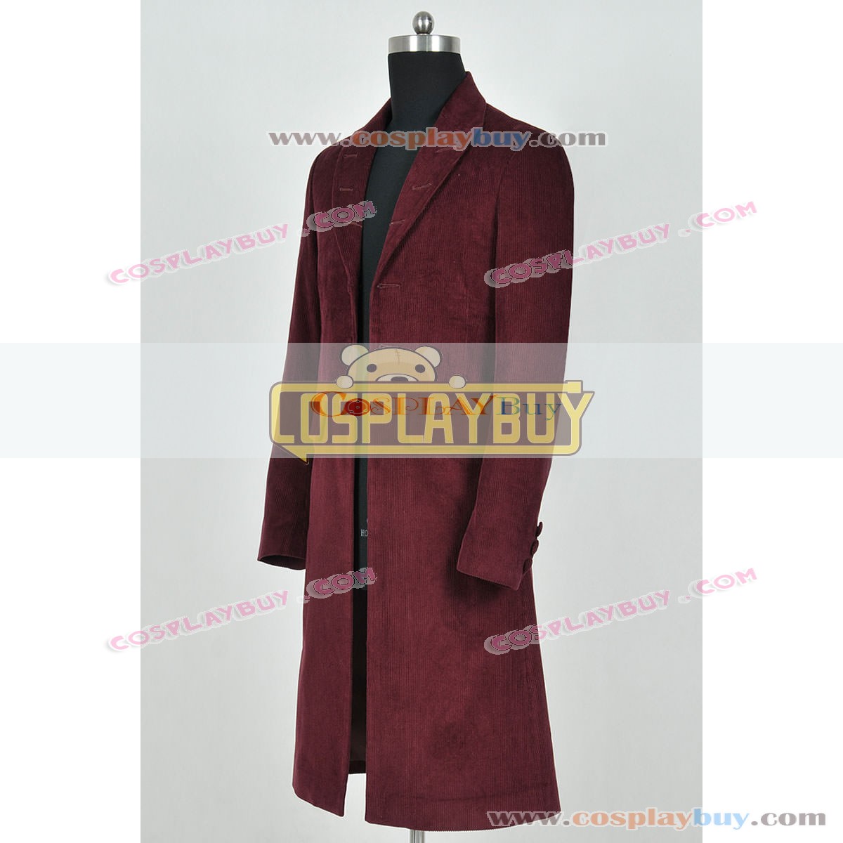 Doctor Who 4th Fourth Dr Tom Baker Daily Uniform Cosplay Costume Trench Coat