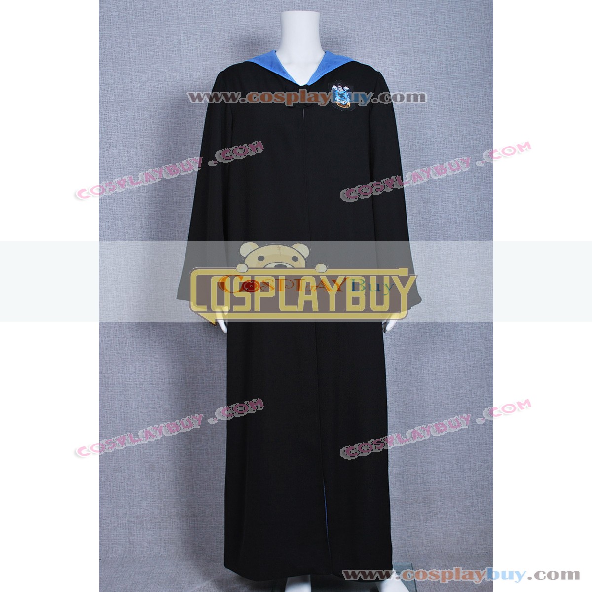 Harry Potter Ravenclaw Of Hogwarts Blue Robe Cape Coat Cosplay Costume