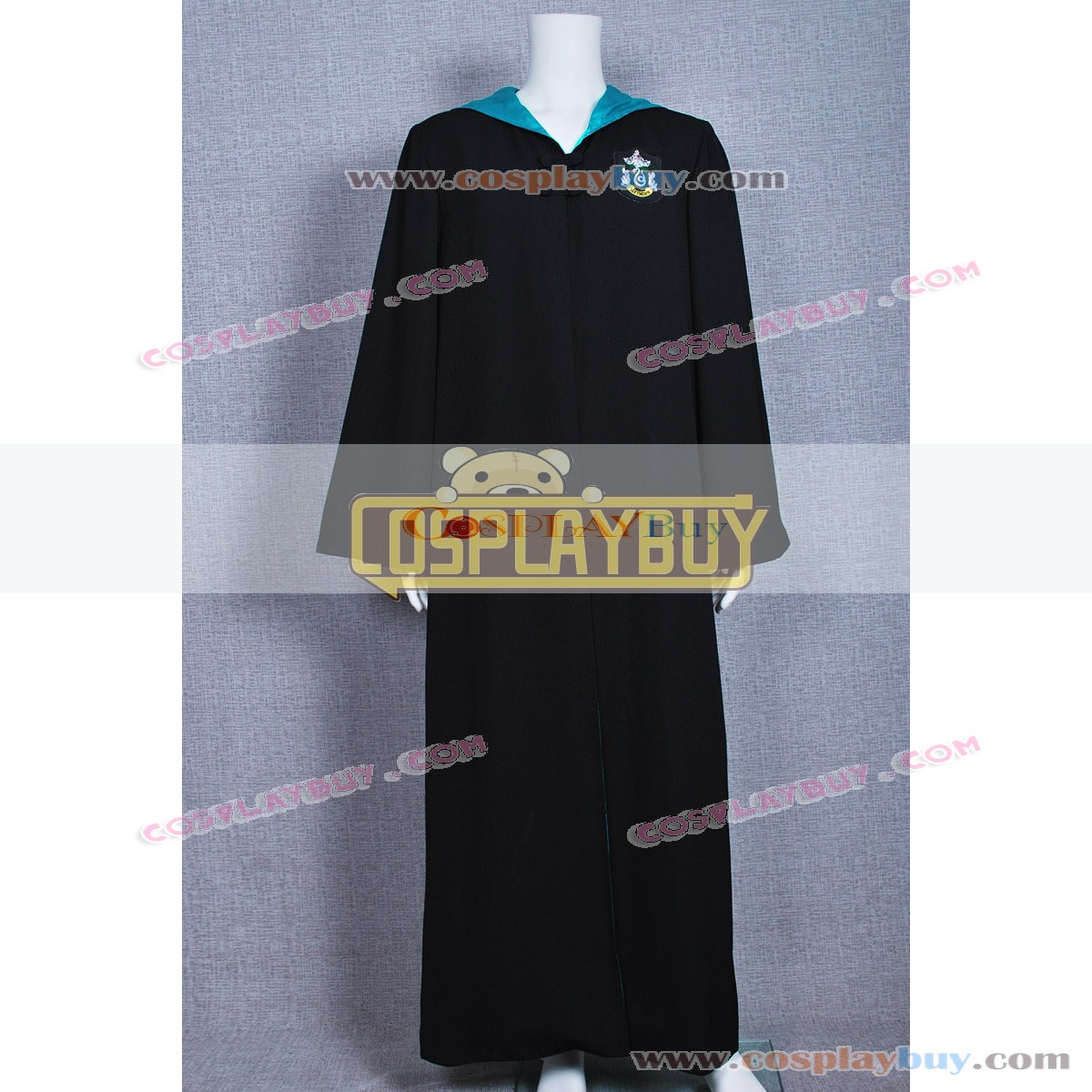 Harry Potter Slytherin Of Hogwarts Green Robe Cape Cosplay Costume