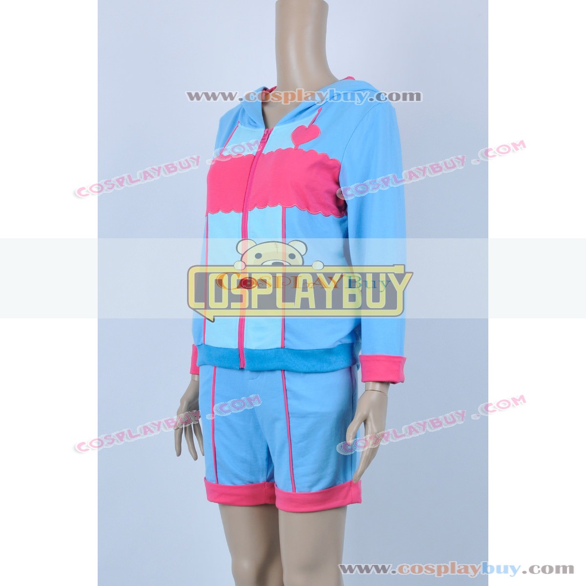 Karneval Nai Muhinyi Moe Rabbit Ear Jacket Hoodie Cosplay Costume