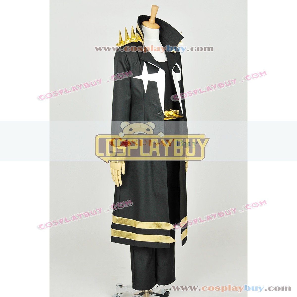 Kill LA Kill Uzu Sanageyama Three-star Black Uniform Clothing Cosplay Costume