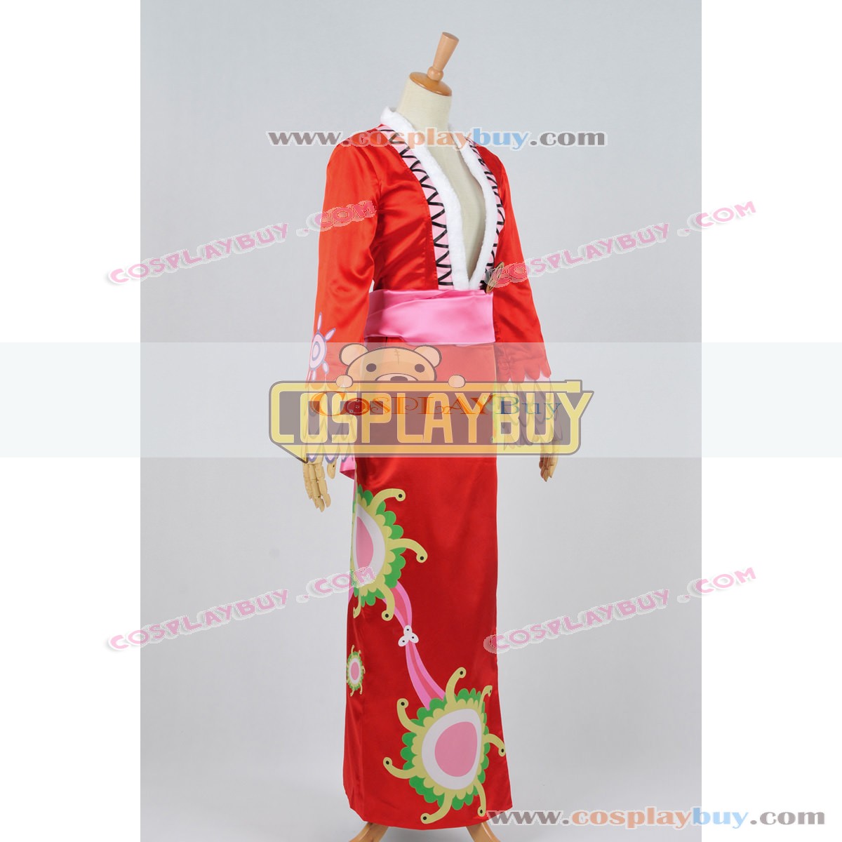 One Piece Cosplay Costume Pirate Empress Boa Hancock White Cloak