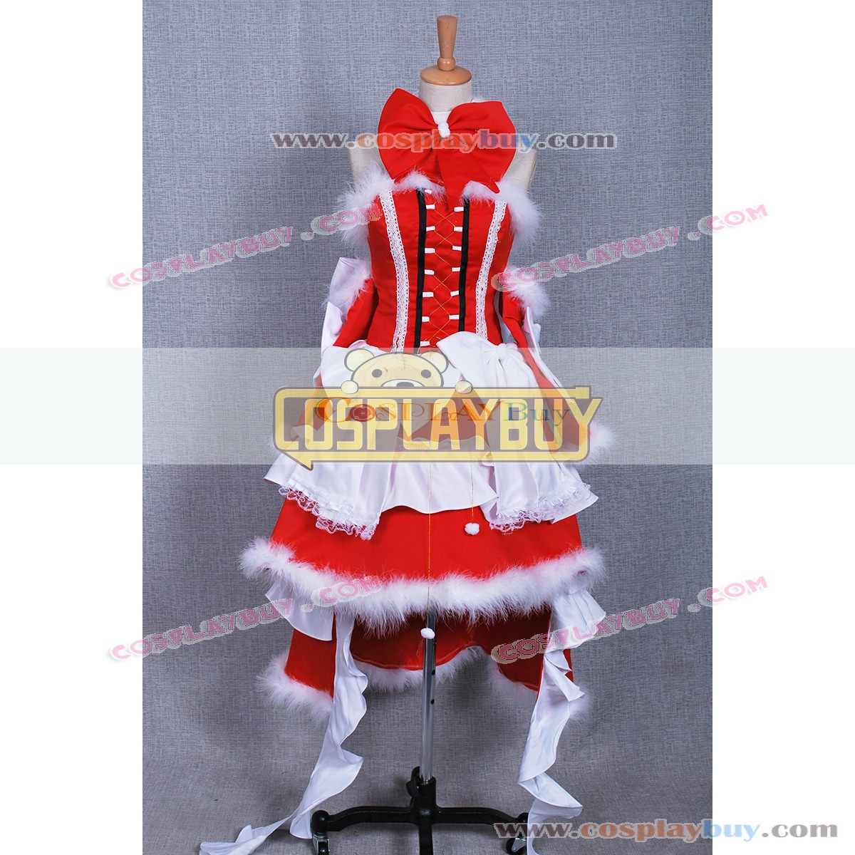 Pandora Hearts Alice Christmas Red Dress Cosplay Costume