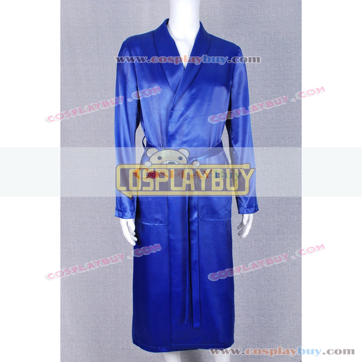 Sherlock Holmes Bbc Sherlock Holmes Blue Long Bath Robe Cosplay Costume