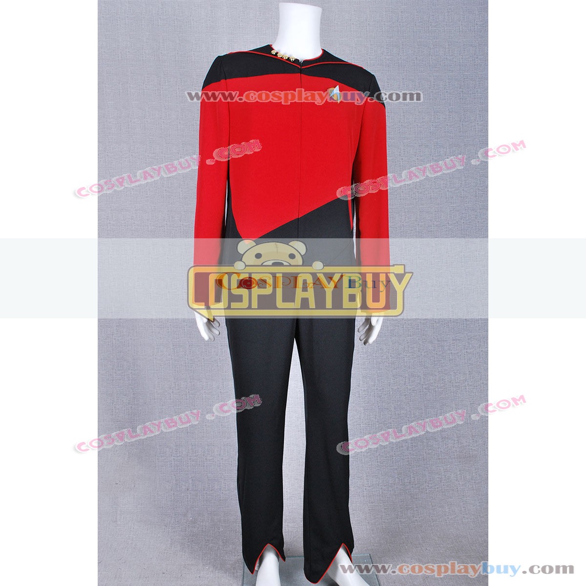 red black jumpsuit