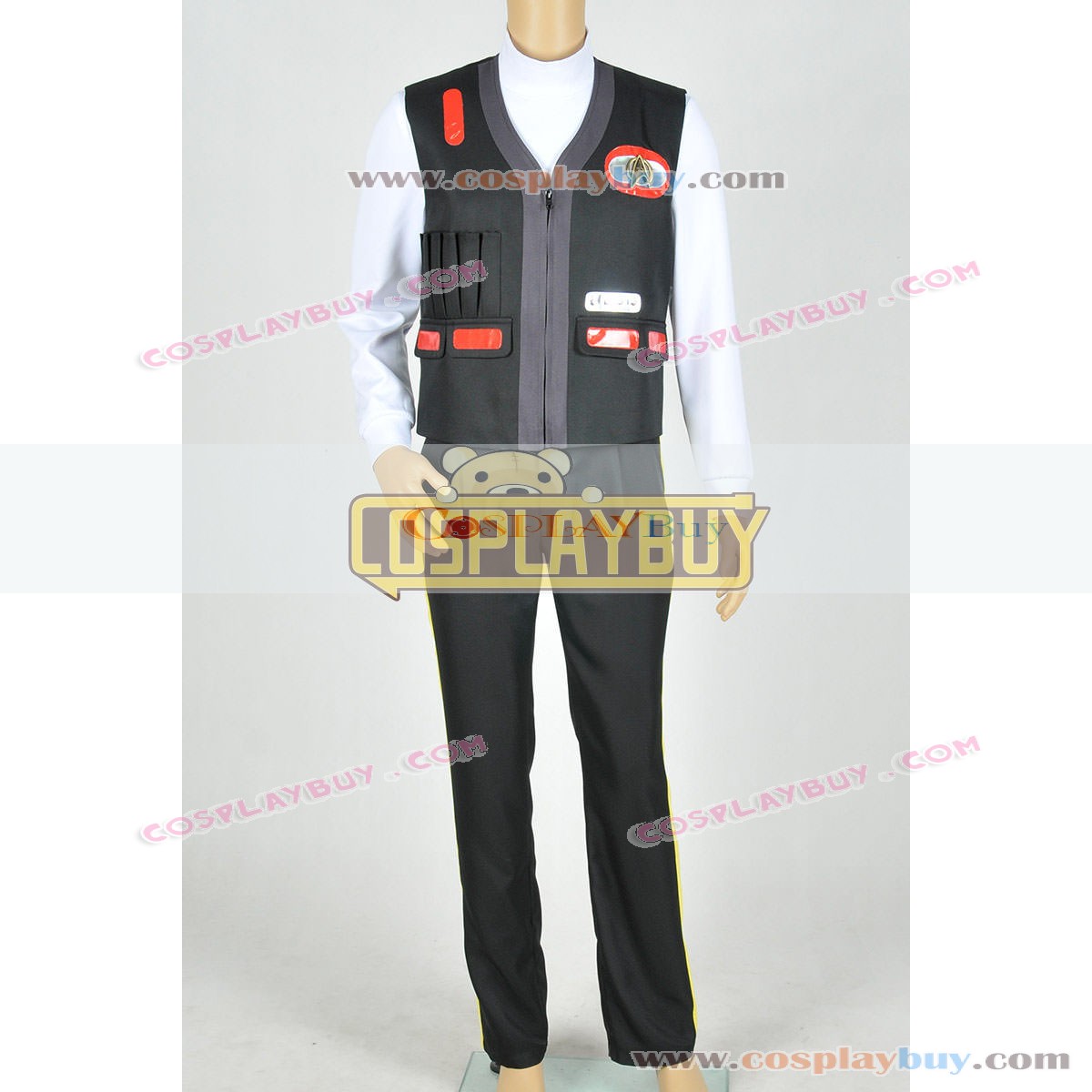 Details about  / Star Trek III-V Cosplay Chief Engineering Scotty Costume Uniform Cool Full Set
