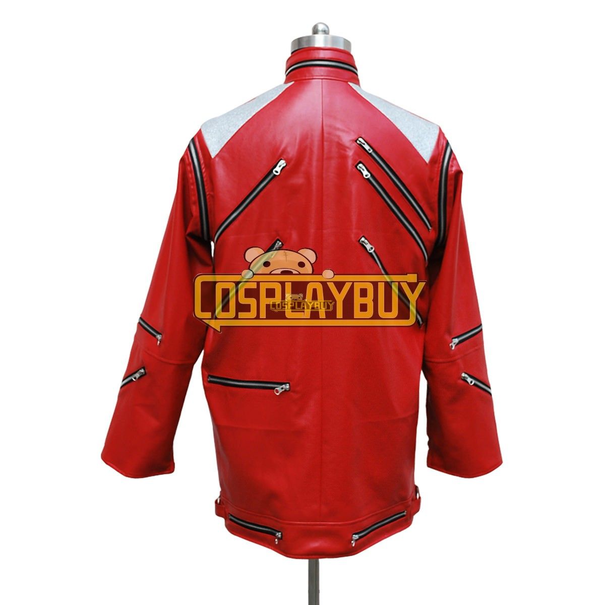 Michael jackson shop red zipper jacket