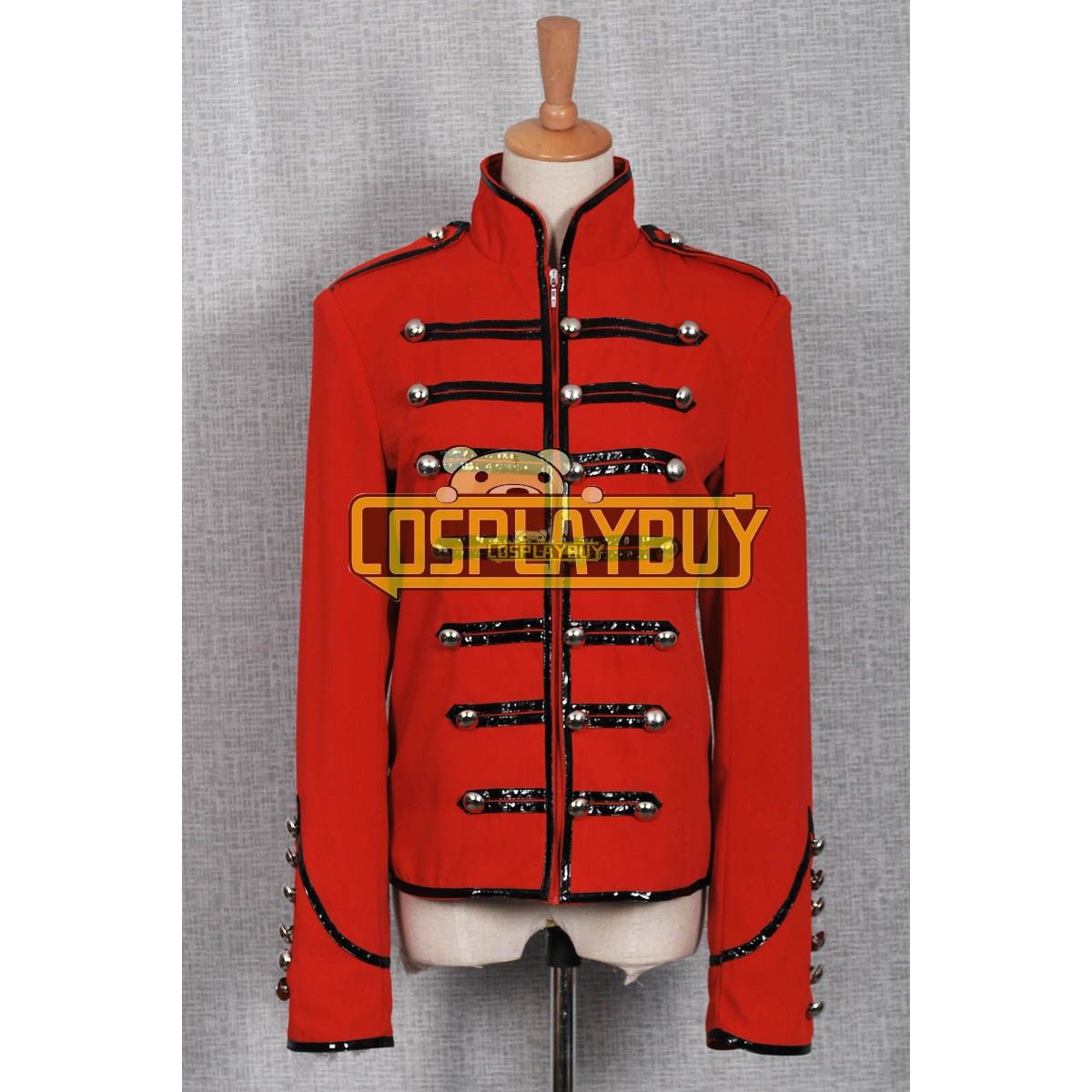 My Chemical Romance Gerard Way Parade Military Red Black Jacket