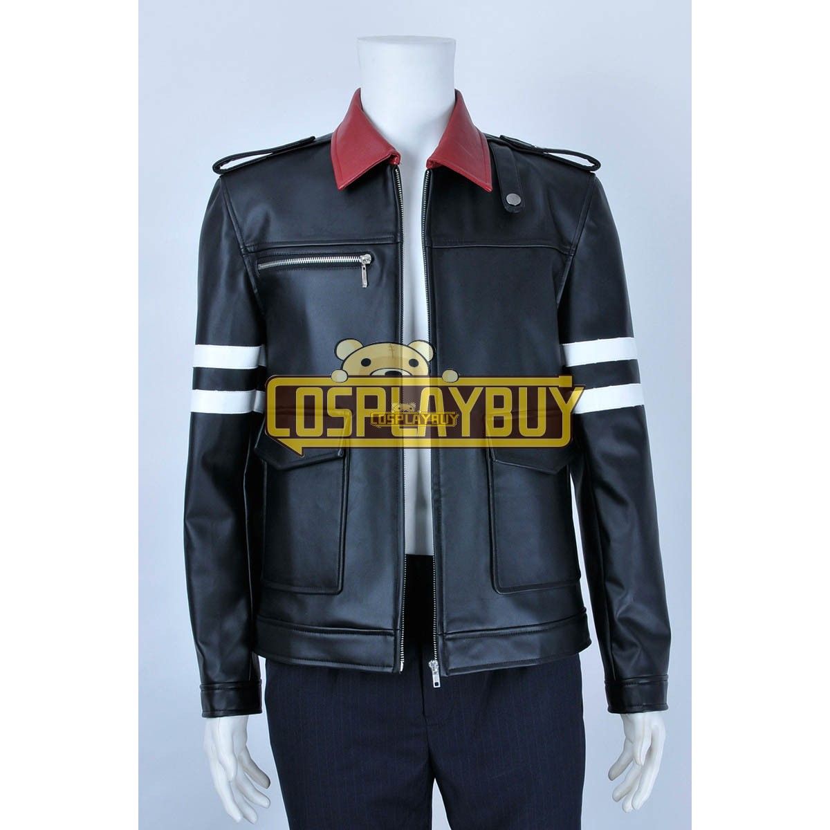Prototype Cosplay Costume Alex Mercer Leather Black Coat Jacket