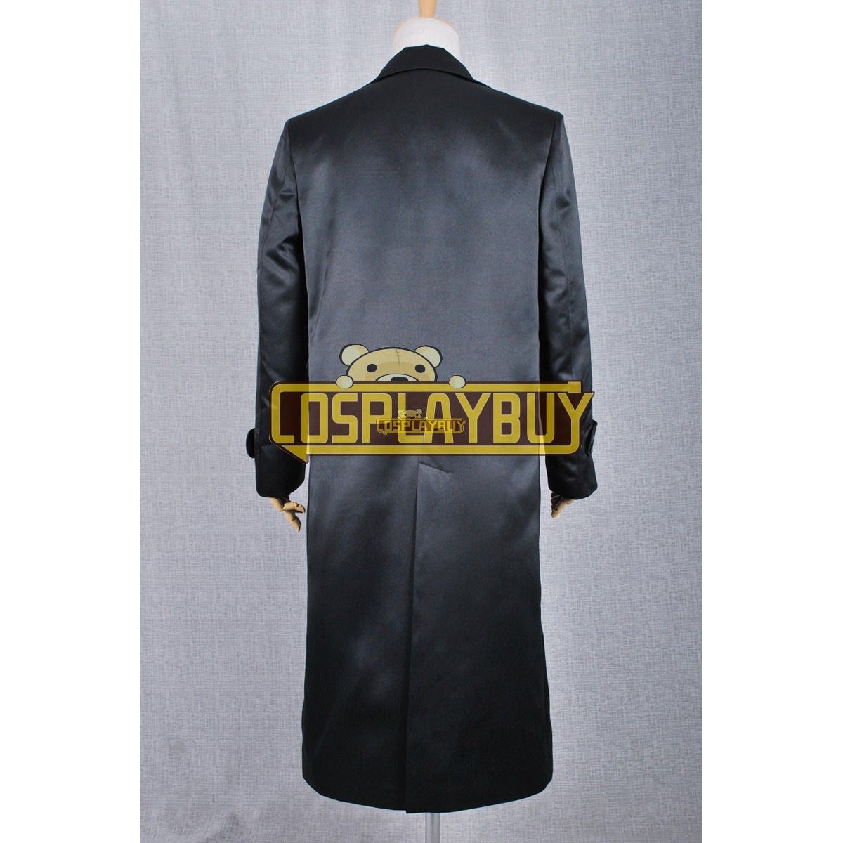 Smallville Clark Kent Black Trench Coat Cosplay Costume