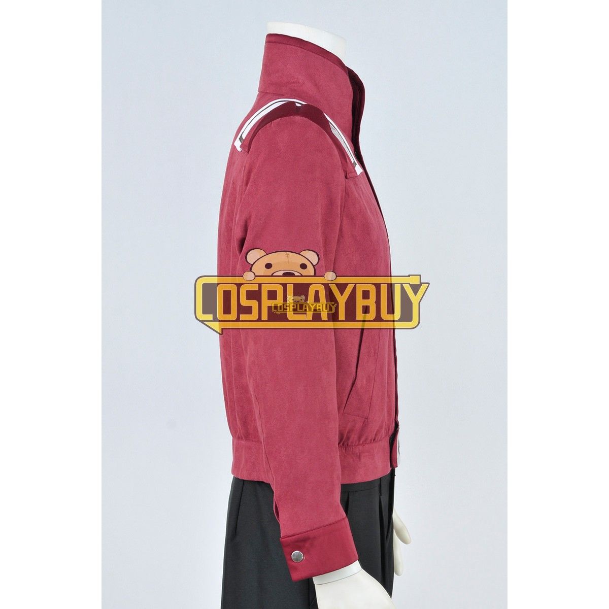 Star Trek III V Montgomery Scott Bomber Red Suede Jacket Coat