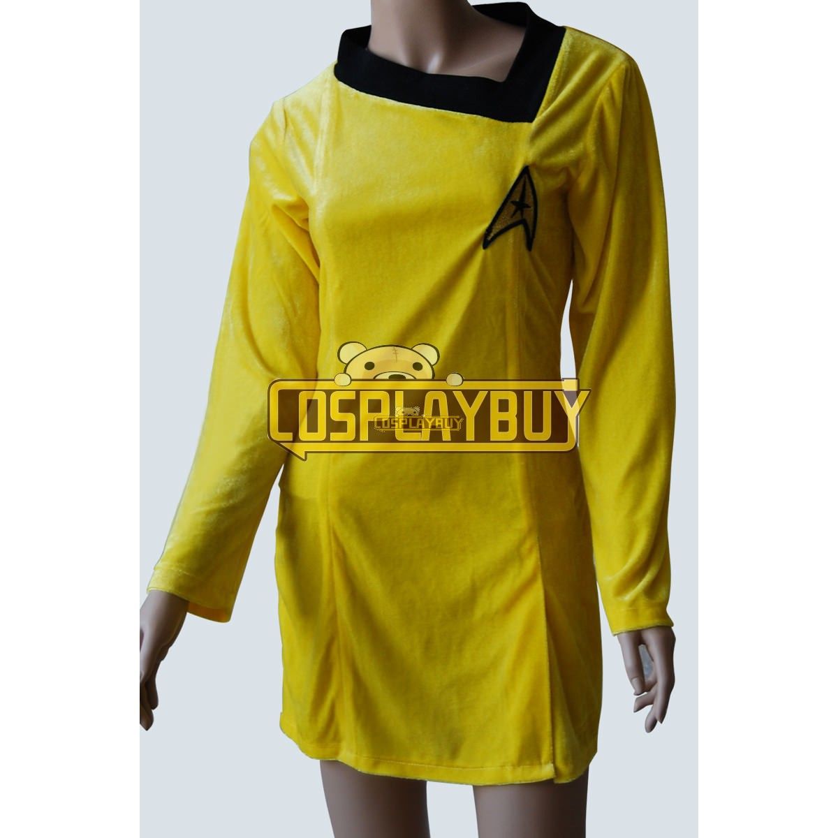 Star Trek TOS The Original Series Female Gold Yellow Uniform Dress