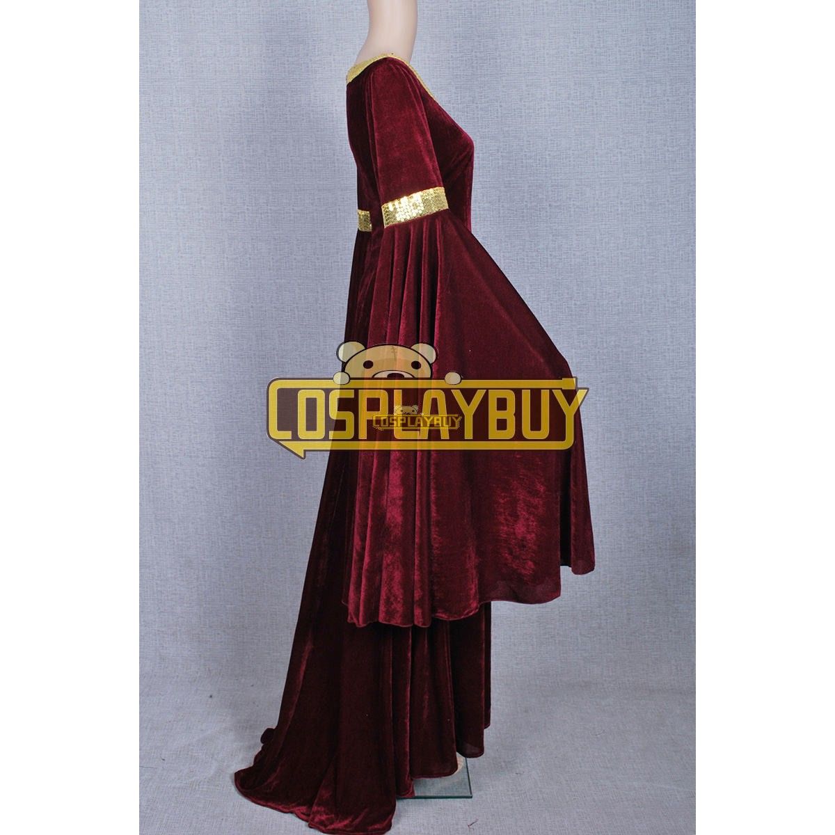 Red velvet discount dress costume