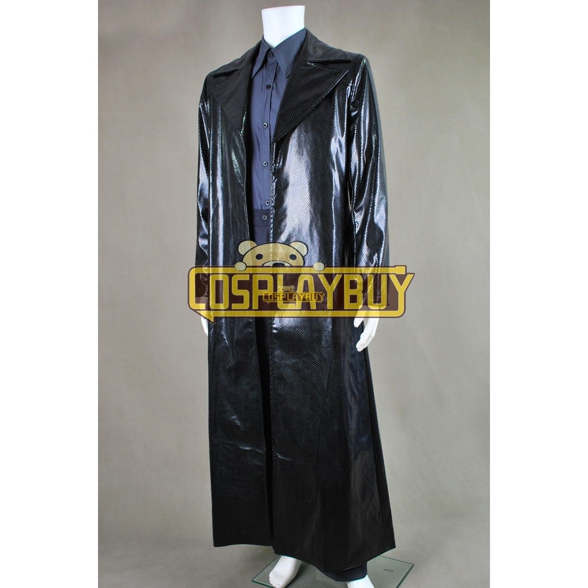Matrix neo long black leather outlet coat
