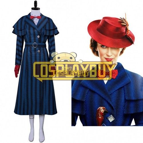 Cosplay Costume From Mary Poppins Returns Mary 