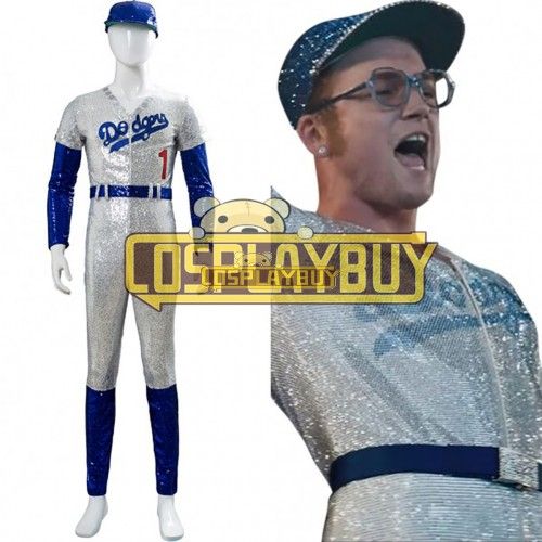 Dodgers Baseball Cosplay Costume From Rocketman Elton John 