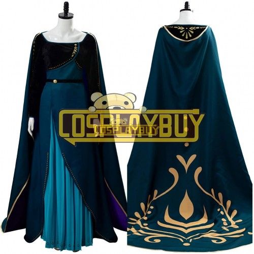 Cosplay Costume From Frozen 2 Princess Anna 