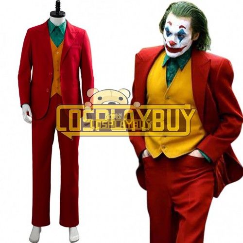 Arthur Fleck Cosplay Costume From Joker 