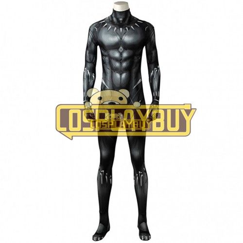Black Panther Cosplay Costume From Movie T'Challa 