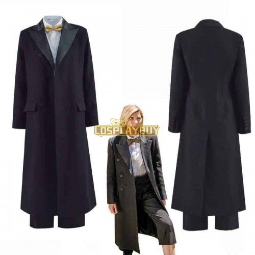 13th Doctor Black Coat Doctor Who 13th Doctor Coat Jodie Whittaker Cosplay Outfit