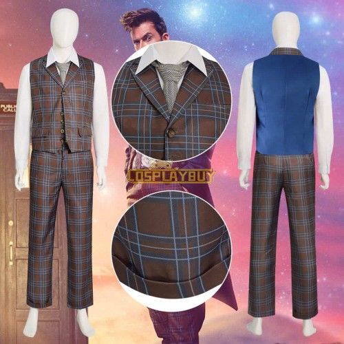 14th Doctor Waistcoat and Pants Doctor Who Fourteenth Cosplay Outfit