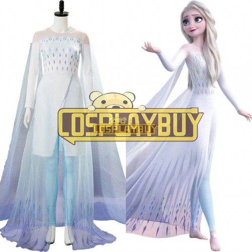 Princess Elsa Cosplay Costume From Frozen 2 