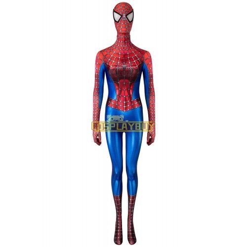 Amazing Spider-Man 2 Peter Parker Tobey Maguire Jump Cosplay Costume