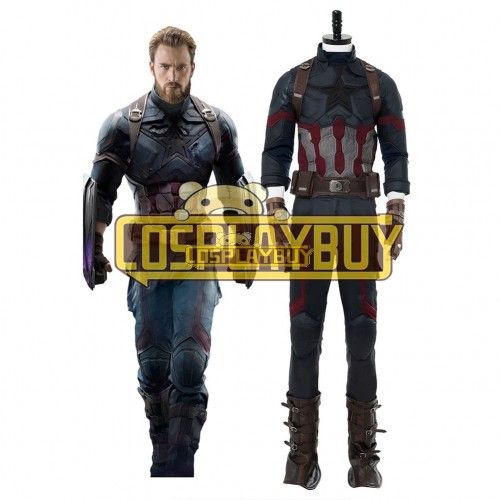 Cosplay Costume From Avengers 3 : Infinity War Captain America Steven Rogers 