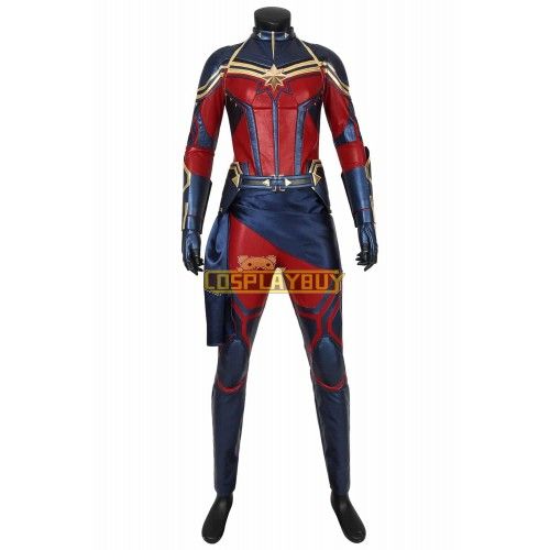 Avengers: Endgame Carol Danvers Captain Marvel Cosplay Costume Version 2