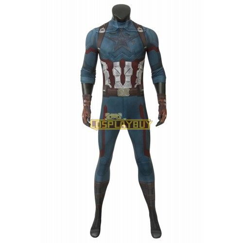 Avengers: Infinity War Captain America Jump Cosplay Costume
