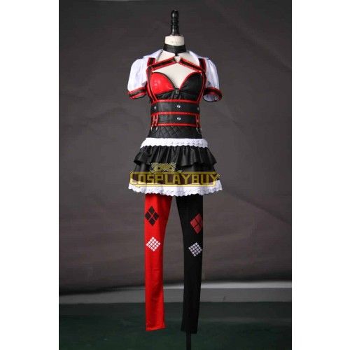 Batman: Arkham Asylum Harley Quinn Cosplay Costume