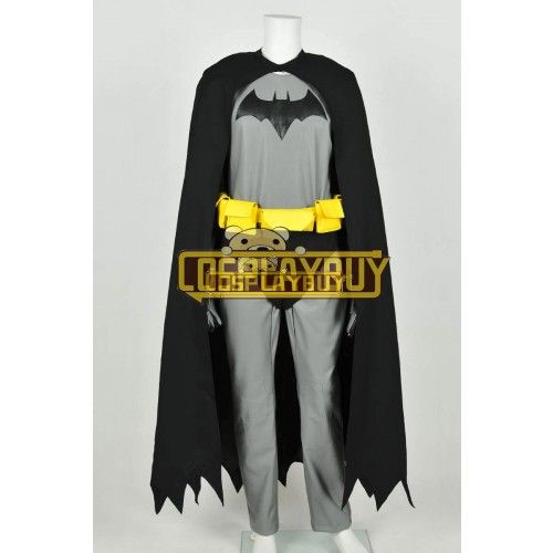 Batman The Dark Knight Costume Bruce Wayne Leather Jumpsuit 