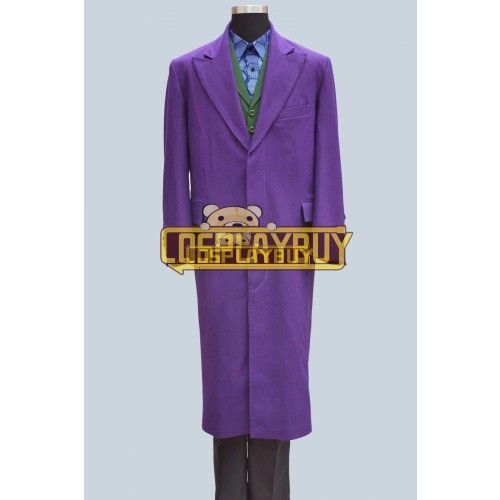 Batman The Joker Costume Full Set Halloween