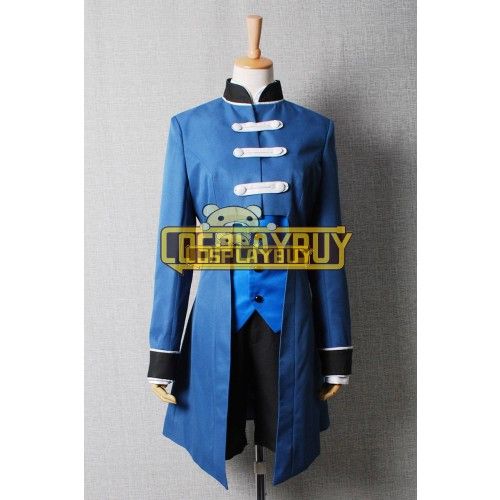 Black Butler Cosplay Ciel Phantomhive Blue Uniform New
