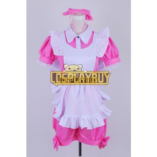 Black Butler Cosplay Alois Trancy Pink Maid Dress