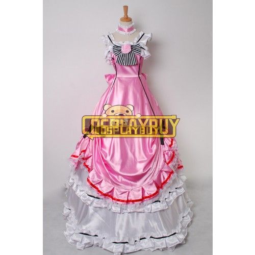 Black Butler Cosplay Ciel Phantomhive Pink Dress