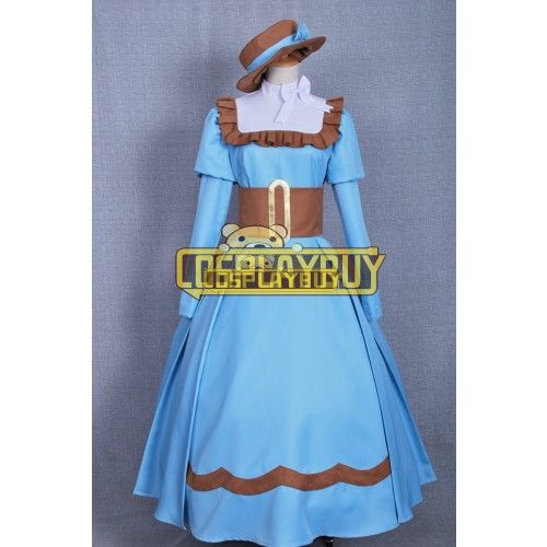 Black Butler Cosplay Elizabeth Blue Dress