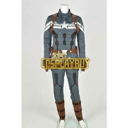 Captain America: The Winter Soldier Costume Steve Rogers Uniform New