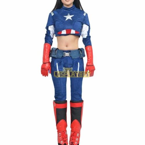 Captain America Female Cosplay Costume