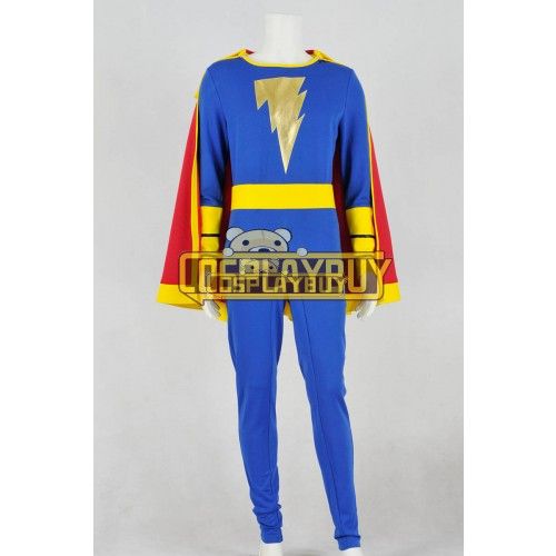 Captain Marvel Cosplay Captain Marvel Jr. Freddy Freeman Jumpsuit