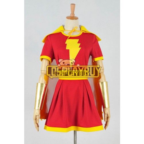 Captain Marvel Costume Mary Marvel Dress