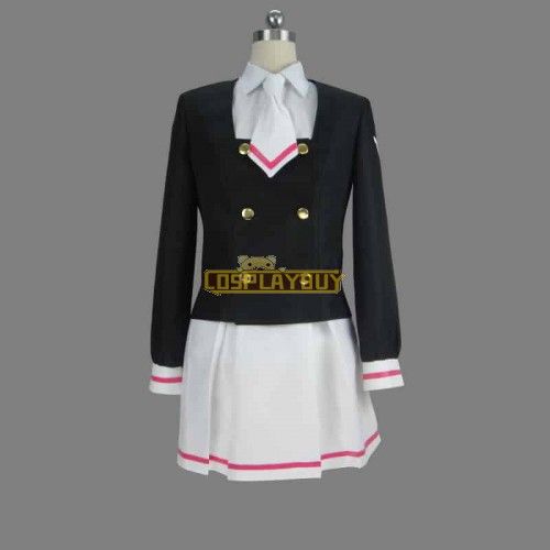 Cardcaptor Sakura: Clear Card Sakura Kinomoto School Uniform Cosplay Costume Version 2