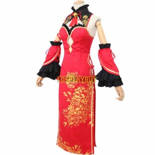 Date A Live Kurumi Tokisaki Cheongsam Cosplay Costume