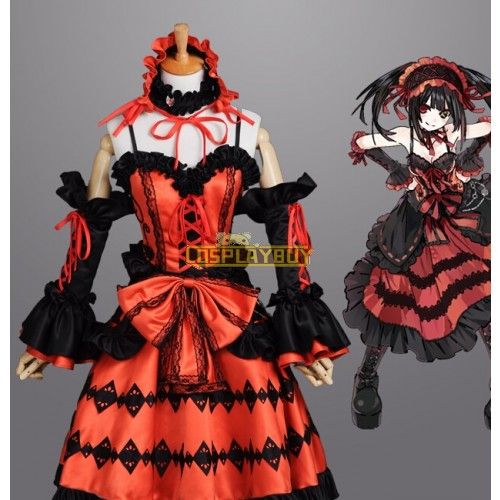 Date A Live Kurumi Tokisaki Cosplay Costume